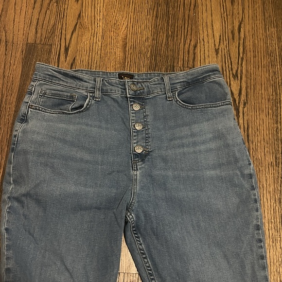 Lee Women's Light Blue Flare Jeans - Picture 2 of 5